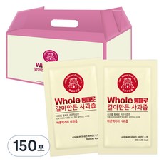 통째로 갈아만든 사과즙 일반파우치, 100ml, 150개