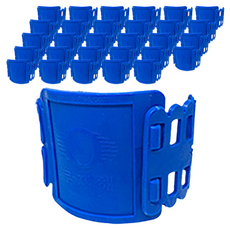 Seojin安全 LOHAS 綁腿帶 2入, 15套, 藍色