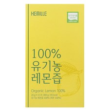 Hemille 西班牙產有機NFC檸檬原汁, 20g, 15個