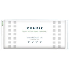 COMFIZ 康菲 抽取式珍珠紋洗臉巾 加厚型 40張, 白色, 1包