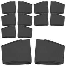 나음다름 발바닥 앞꿈치 쿠션패드 블랙 2p, 6개