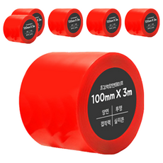 DADA 超強力雙面膠帶 100mm*3m, 6個, 透明