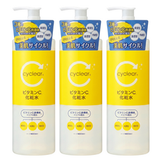 KUMANO 熊野油脂 cyclear 維他命 化妝水, 500ml, 3瓶