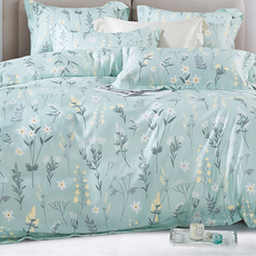 LoveCity 寢城之戀 吸濕排汗萊賽爾天絲 舖棉四季涼被 台灣製, 春來島綠