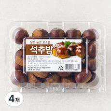 아산율림영농조합 석추밤 대, 700g, 4개