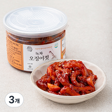 자연다감 녹차 오징어젓, 250g, 3개