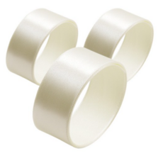 봄91 공단리본 25mm 3p, 03 크림, 45m