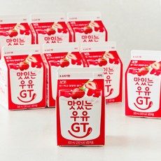 남양유업 맛있는우유GT 딸기, 300ml, 8개