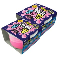 아모스 아이슬라임, 야광핑크, 300g, 2개