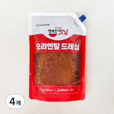 아워홈 행복한맛남 오리엔탈소스, 2kg, 4개