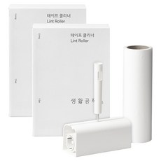 Saengong 生活工作所 除塵滾筒 本體 1入 + 收納盒 1入 + 補充包 1入, 2套