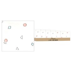 babyan 壓紋棉紗手帕 10條