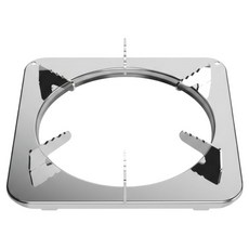 巧夫人 不銹鋼方型爐架 #430不銹鋼材質 加厚型 台灣製造, 22.5 x 22.5 x 3.5cm, 1個