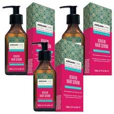 아르가니케어 케라틴 단백질 헤어 오일 세럼, 100ml, 3개