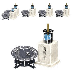 PAPERRAK 日晷仰釜日晷與測雨器立體拼圖