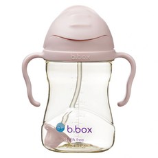 b.box 澳洲 升級版 防漏PPSU水杯, 莫蘭迪粉, 240ml, 1個
