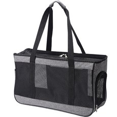 PASTEL PET 寵物方形簡約網眼外出包, 灰色