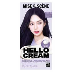 미쟝센 뉴 헬로크림 염색제, 쿨라벤더블랙, 1개