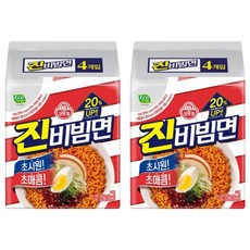오뚜기 진비빔면 156g, 8개
