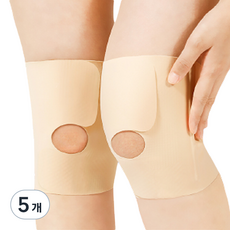 컴피닛 슬림핏 얇은 무릎 보호대, 스킨, 5개