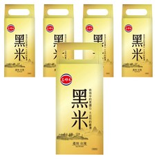 三好米 黑糯糙米, 1.2kg, 5包