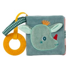 Lilliputiens 比利時 咬咬翻翻布書 小飛龍喬, 1個, 綠色