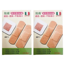 雅膚 綜合型OK繃, 2個, 19個裝