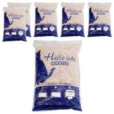 HelloIchi 天然木屑砂, 強效除臭 高CP值, 5L, 2.5kg, 6包, 天然木屑