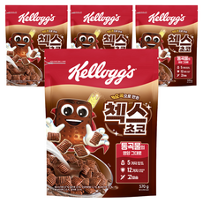 첵스초코 오곡으로 만든 시리얼, 570g, 4개