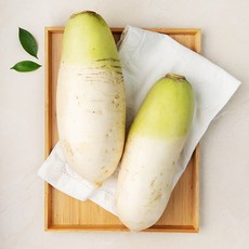 곰곰 국내산 세척 무, 2개입, 1개