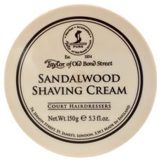 Taylor of Old Bond Street 經典檀香 刮鬍膏, Sandalwood Shaving Cream 150g, 1罐