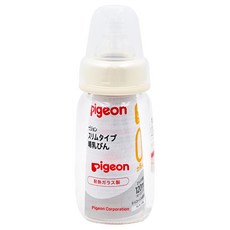 pigeon 貝親 一般口徑玻璃奶瓶 新生兒適用, 120ml, 1個