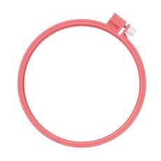 日本 Clover 可樂牌 繽紛 刺繡框 CL57-266 15cm 珊瑚紅, 1個