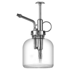 Life Sweet 花盆 花瓶 庭園裝飾 灑水 園藝用灑水器 220ml 銀色, 1個