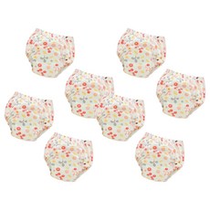 스타도어 유아용 큐트패턴 배변팬티 2p 세트, 플라워, 4개