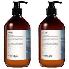 나드 부케가르니 리페어링 퍼퓸드 트리트먼트 화이트 머스크, 500ml, 2개