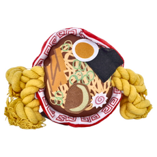 Pet Paradise 寵物玩具 咬繩拉麵 聚酯纖維材質, 13 x 7cm, 拉麵, 1個