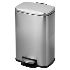 [쿠팡수입] 스펙트라 무소음 스텐 직사각 페달 휴지통, 혼합색상