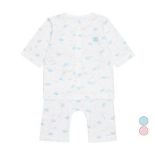 Tartine et Chocolat 七分袖西瓜圖案棉質透氣上下居家服套裝