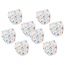 스타도어 유아용 큐트패턴 배변팬티 2p 세트, 펭귄, 4개