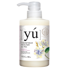 yu 東方森草 寵物沐浴乳 何首烏活髮配方 犬貓用, 滋養毛囊 幫助毛髮濃密 毛色豐盈有光澤, 400ml, 1瓶