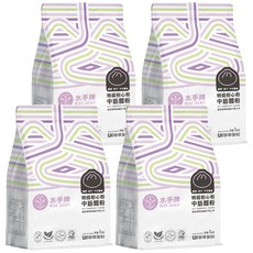 聯華製粉 BLUE JACKET 水手牌 特級粉心粉中筋麵粉 - 適用於饅頭、餃子、中式麵食, 1kg, 4包