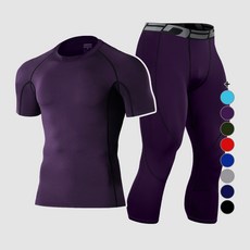 ARMEDES 四季機能性短袖打底衣+7分機能性打底褲 ID-10311071