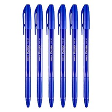 ZEBRA 斑馬牌 Piccolo 圓珠筆尖原子筆 0.7mm 油性染料 耐水性佳, BA37ZA, 藍色, 6支