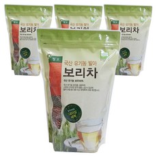 청오건강 유기농 발아 보리차, 500g, 1개입, 4개
