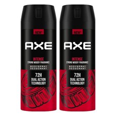 AXE 男用體香噴霧 5987 極度熱情, 2個, 150ml