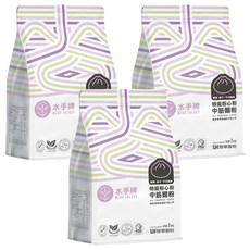 聯華製粉 BLUE JACKET 水手牌 特級粉心粉中筋麵粉 - 適用於饅頭、餃子、中式麵食, 1kg, 3包