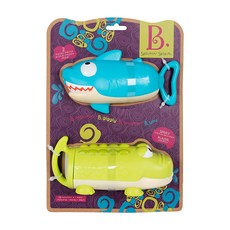 B.toys 誰魚爭鋒單發水槍, 藍色 + 綠色, 1組