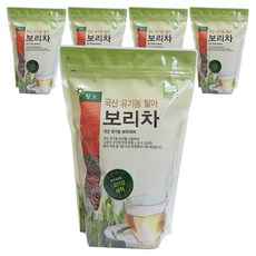청오건강 유기농 발아 보리차, 500g, 1개입, 5개