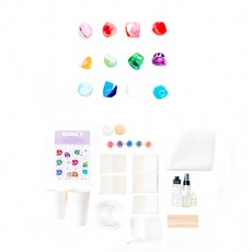 Happy Happy Choo 12個月誕生石寶石肥皂製作組, 混色